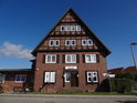 Přístavní budova ve městě Boizenburg působí spořádaným dojmem.