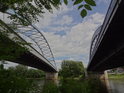 Mezi Jeruzalémskými mosty přes Stromelbe, Magdeburg.